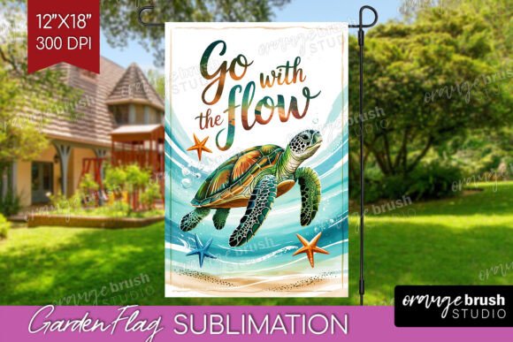 Download Summer Garden Flag Design - Premium Resources